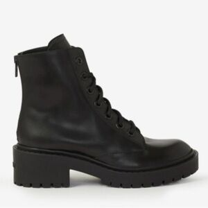 Kenzo Pike Leather Lace Up Combat Boots - Sz. 39 - NWT